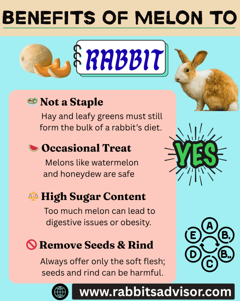Benefits of Feeding Melons to Rabbit