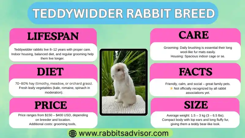 Teddywidder Rabbit Breed