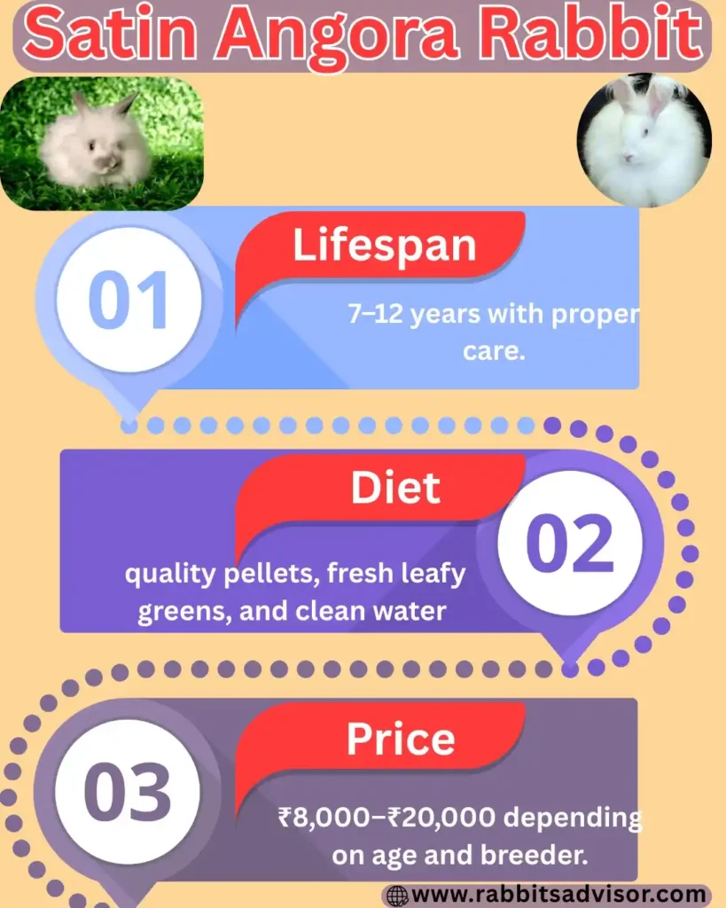 Satin Angora Rabbits Breeder