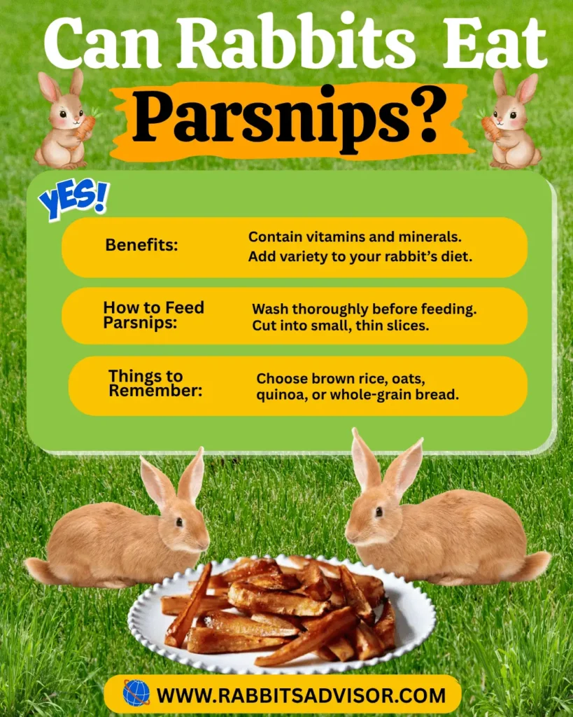Can rabbits eat parsnips